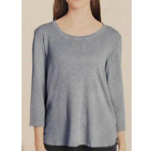 Gloria Vanderbilt Women's 3/4 Sleeve Slub Tee